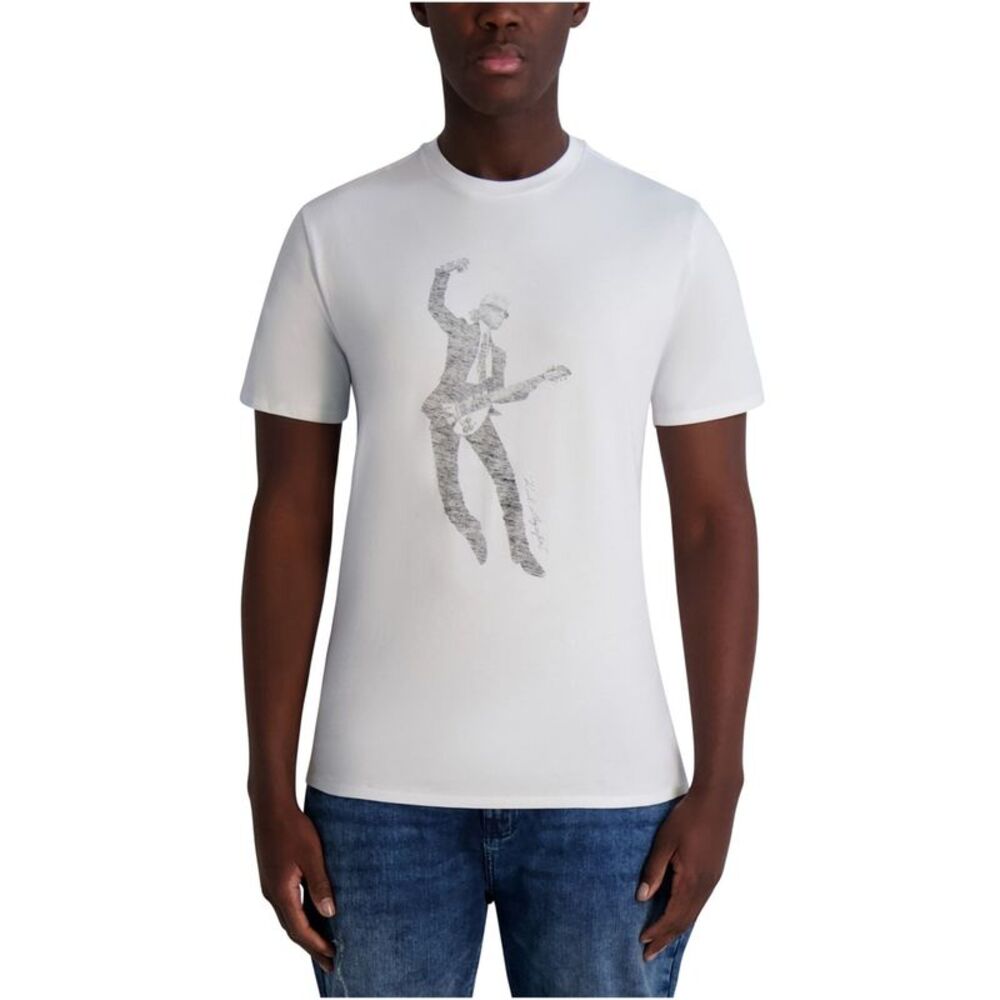 Karl Lagerfeld Mens Logo Graphic T-Shirt, NWT